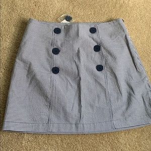 Adorable Seersucker High Waist Mini